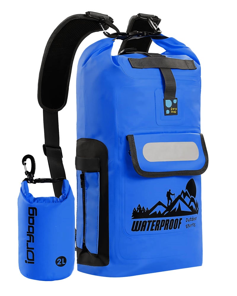 IDRYBAG Dry Bag Backpack Waterproof Floating 20L/30L/40L, Dry Bags Waterproof Backpack for Men, Dry Sack Waterproof Bag Kayak - Image 1